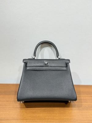 wholesale quality hermes kelly 25 togo 89 black phd